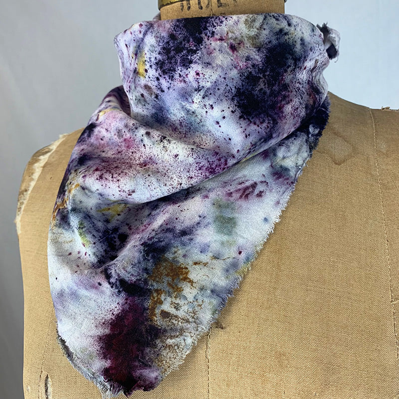 Raw Silk Bandana / Altar Cloth - Rest