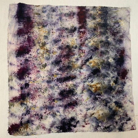 Raw Silk Bandana / Altar Cloth - Rest