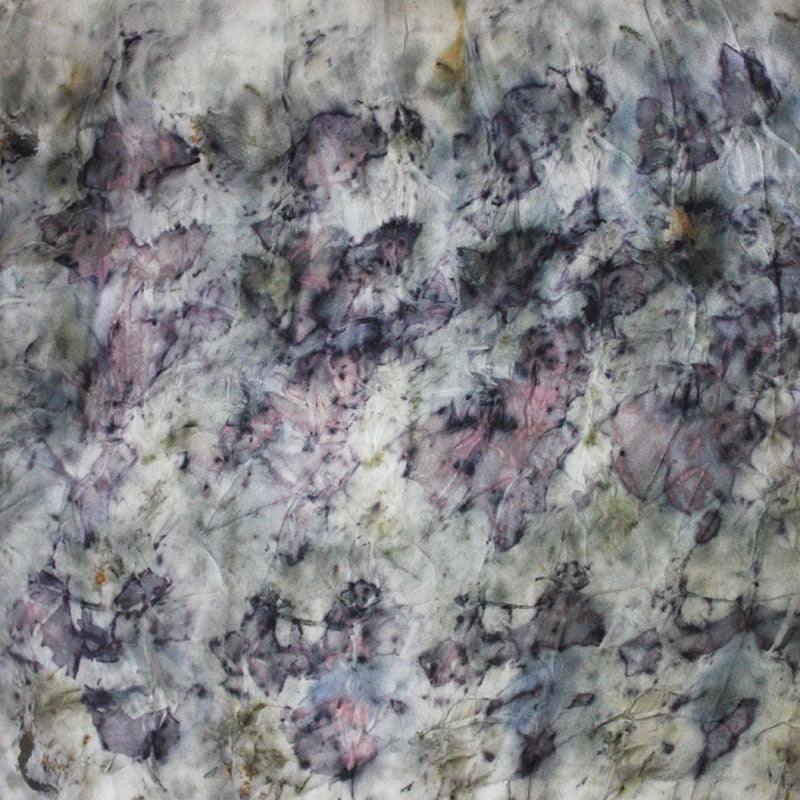 Plant Dyed Silk Bandana/Pocket Square/Altar Cloth