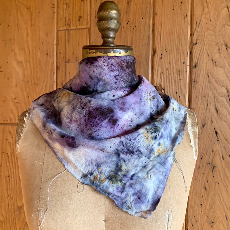 Raw Silk Bandana / Altar Cloth - Minds Eye