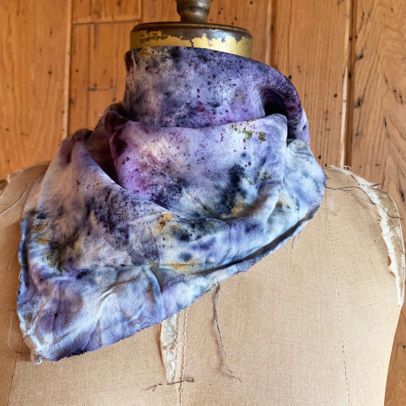 Raw Silk Bandana / Altar Cloth - Minds Eye