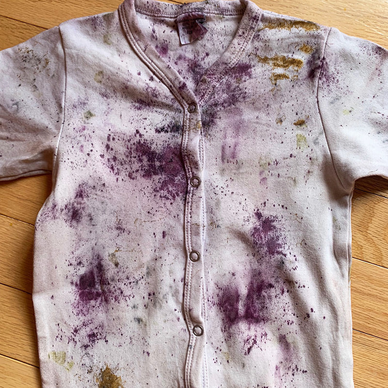 Plant dyed baby jumper 12 months