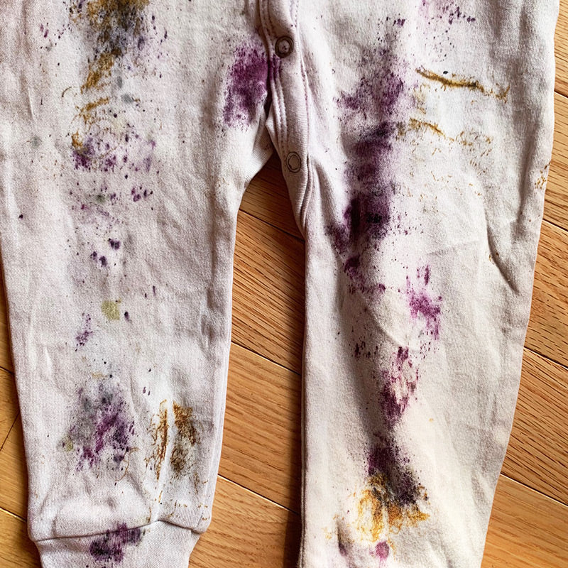 Plant dyed baby jumper 12 months