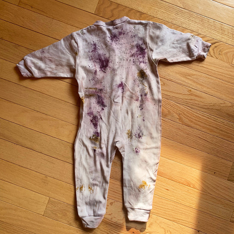 Plant dyed baby jumper 12 months