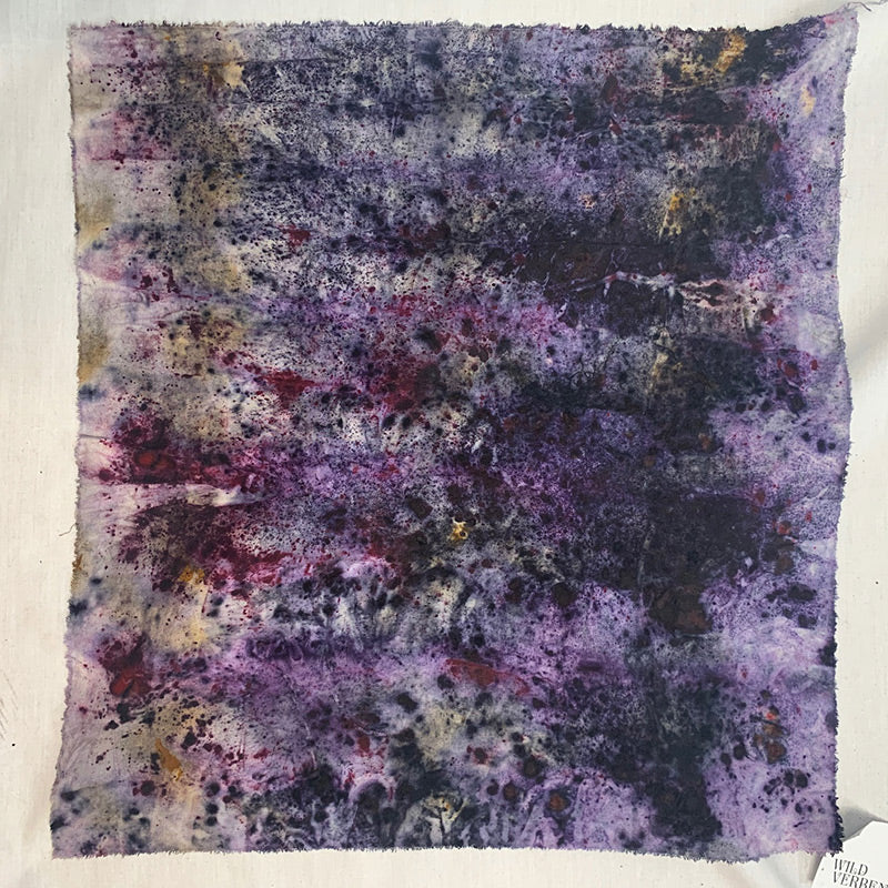 Raw Silk Bandanan/Altar Cloth - Open Crown