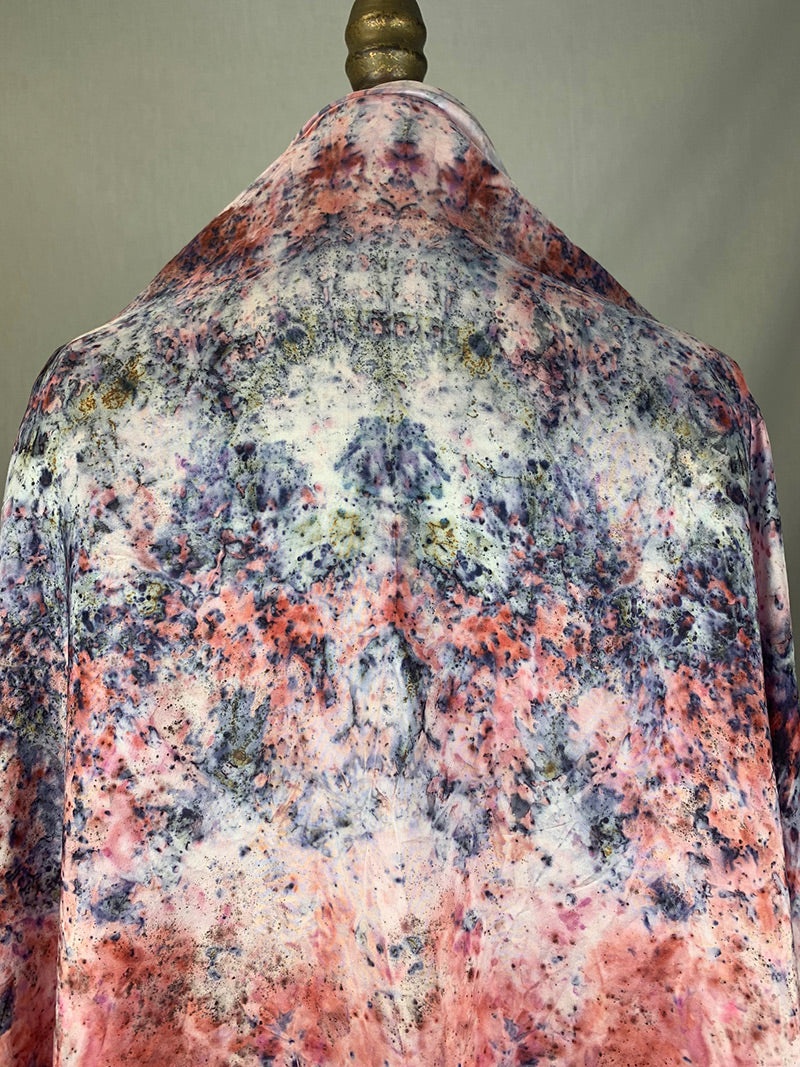 Plant Dyed Silk Sarong/Shawl- Lotus