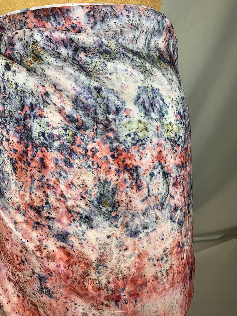 Plant Dyed Silk Sarong/Shawl- Lotus