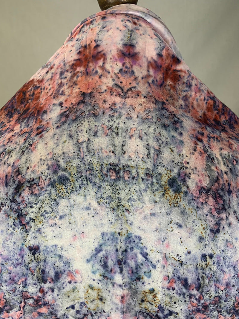 Plant Dyed Silk Sarong/Shawl- Lotus