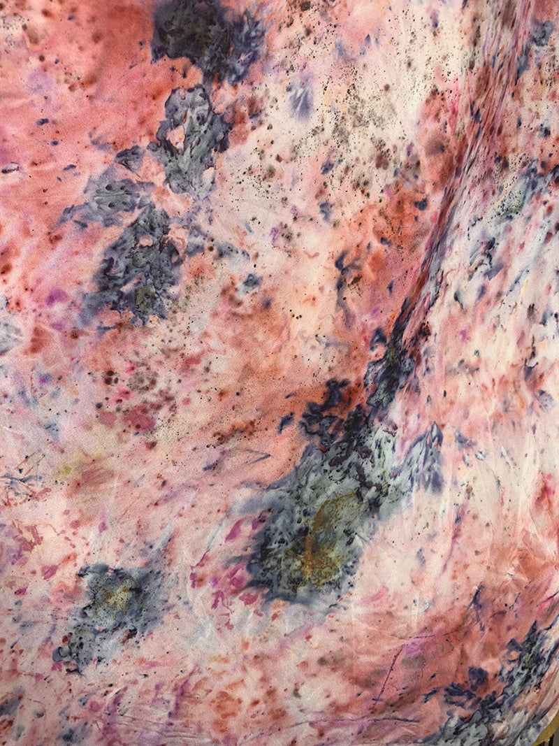 Plant Dyed Silk Sarong/Shawl- Lotus