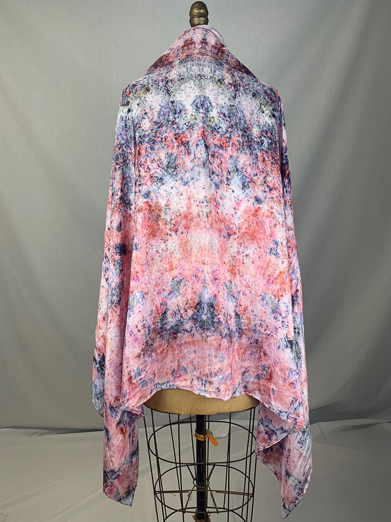 Plant Dyed Silk Sarong/Shawl- Lotus