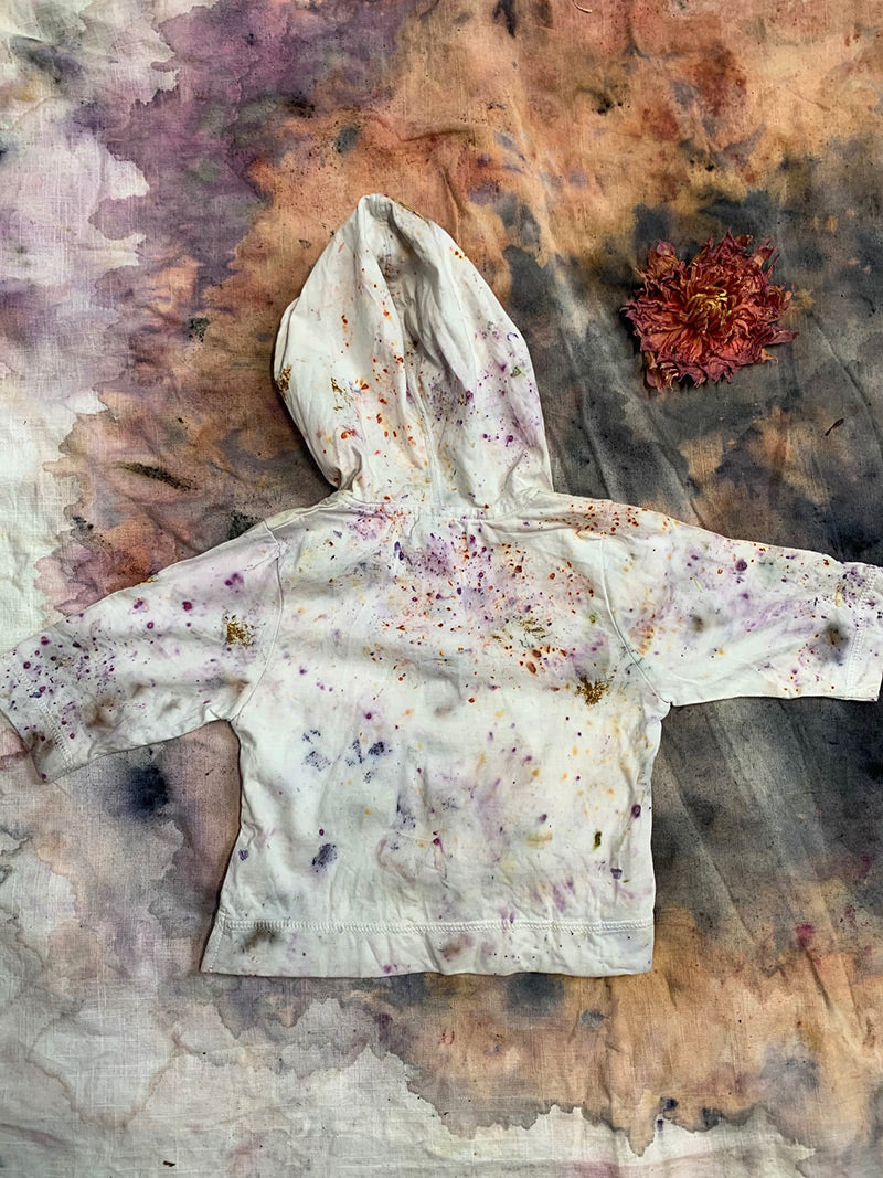 Plant Dyed Cotton Hoodie - 2T