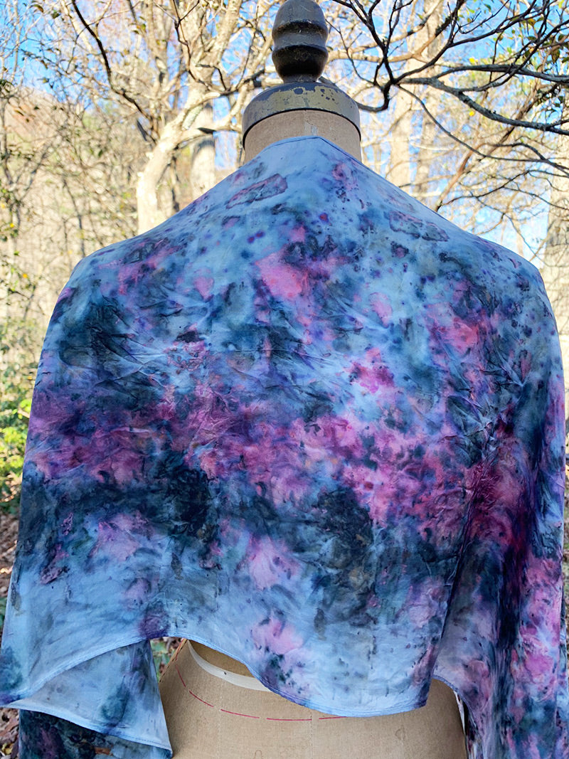 Silk Shawl - Pokeberry