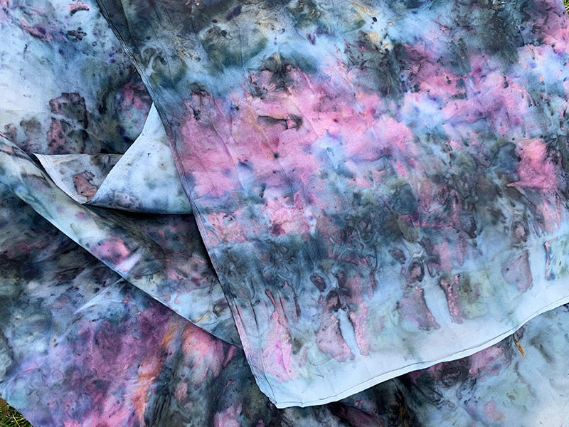 Silk Shawl - Pokeberry