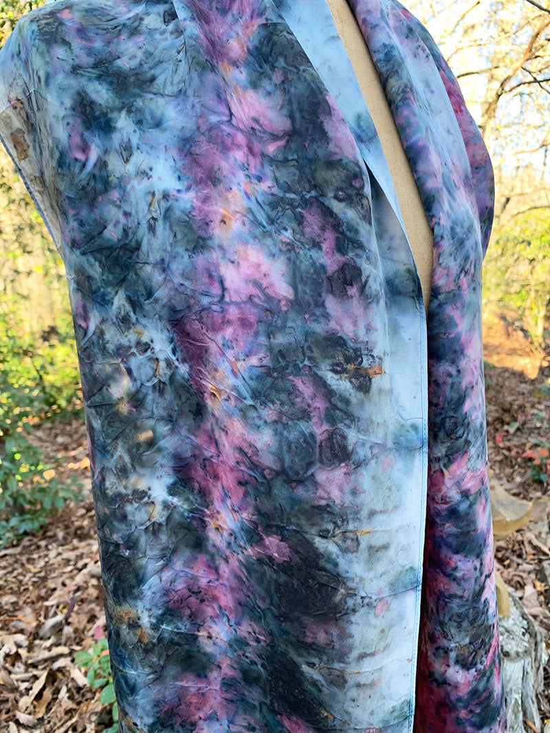 Silk Shawl - Pokeberry