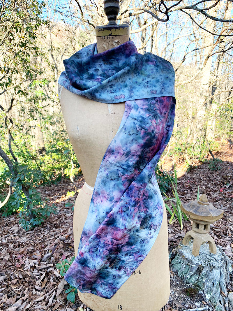 Silk Shawl - Pokeberry