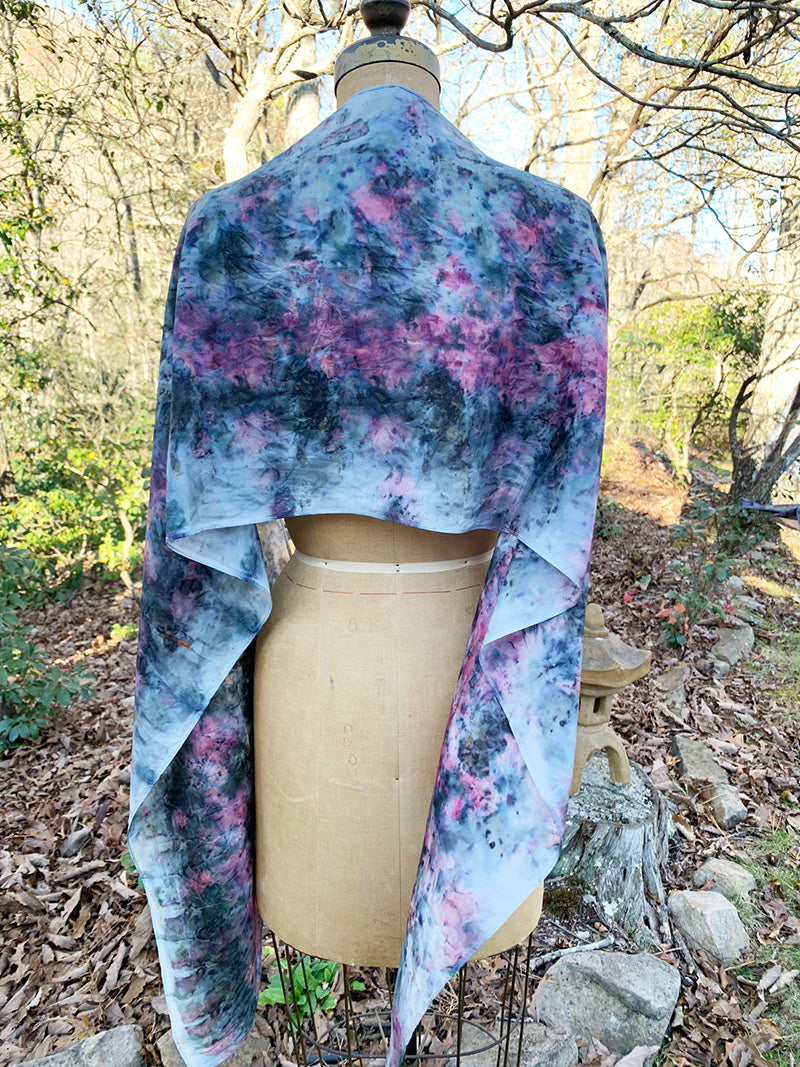 Silk Shawl - Pokeberry