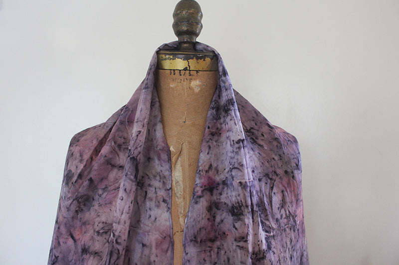 Protection Shawl - Purple Silk