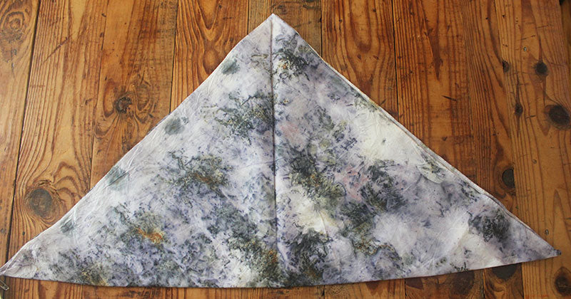 Plant Infused Cotton Bandana/Altar Cloth - Purple Haze