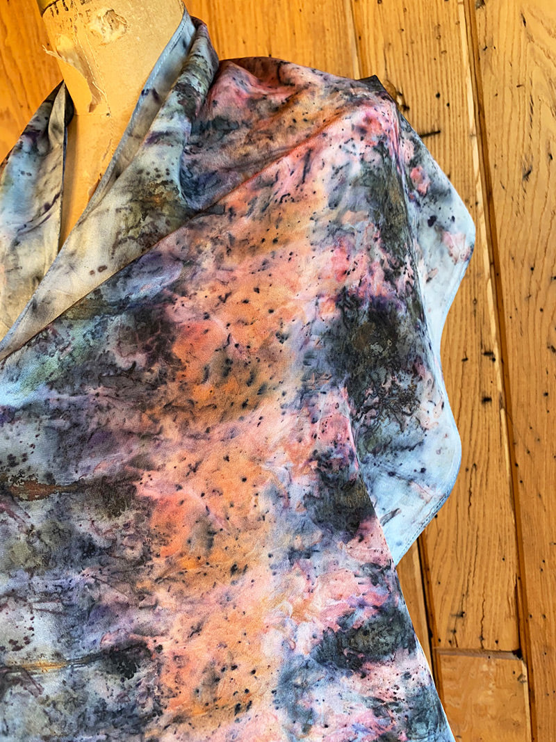 Plant Infused Silk Scarf - Pele Diety