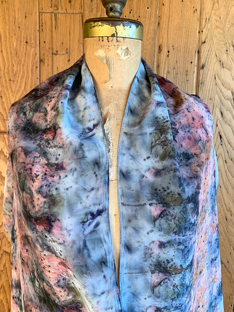 Plant Infused Silk Scarf - Pele Diety