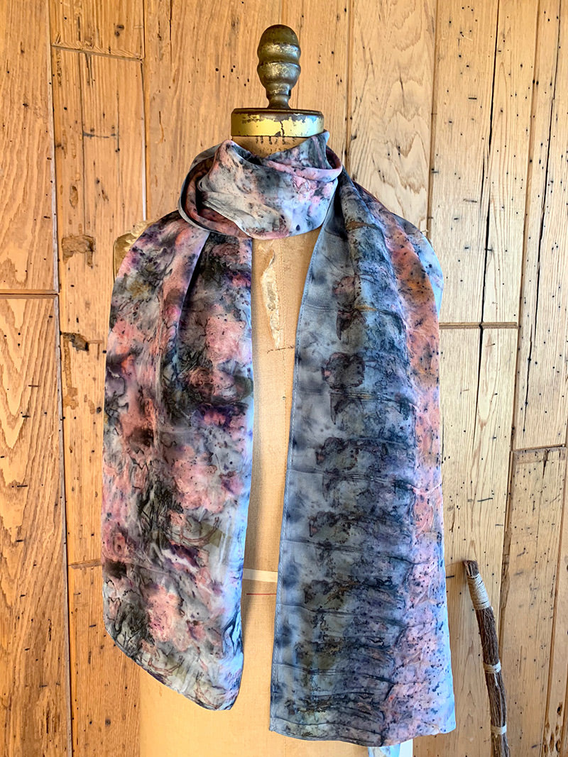 Plant Infused Silk Scarf - Pele Diety
