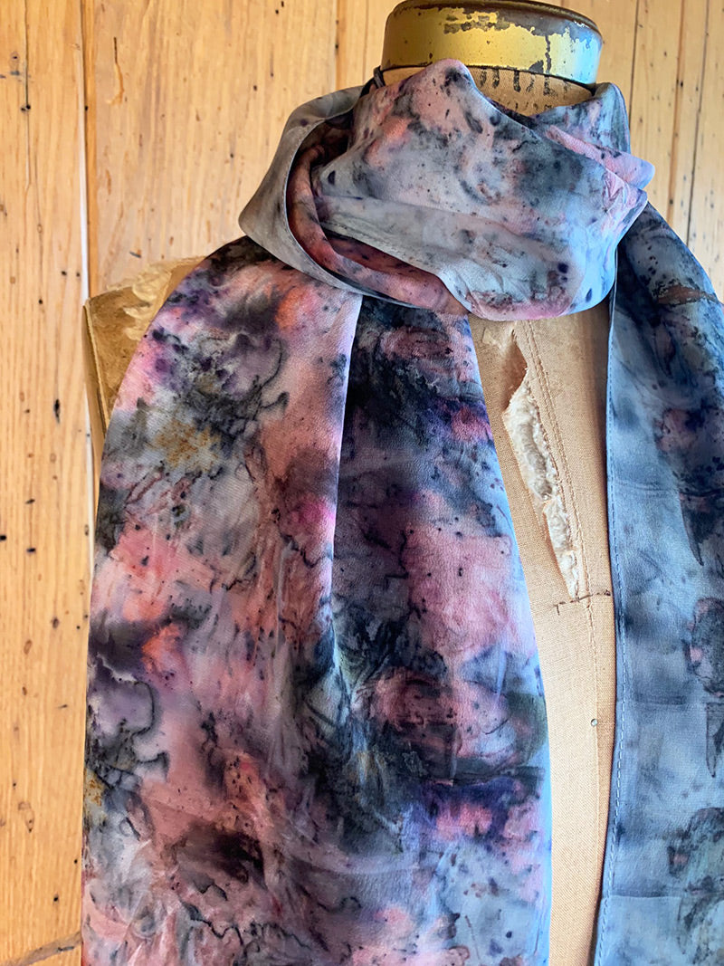 Plant Infused Silk Scarf - Pele Diety