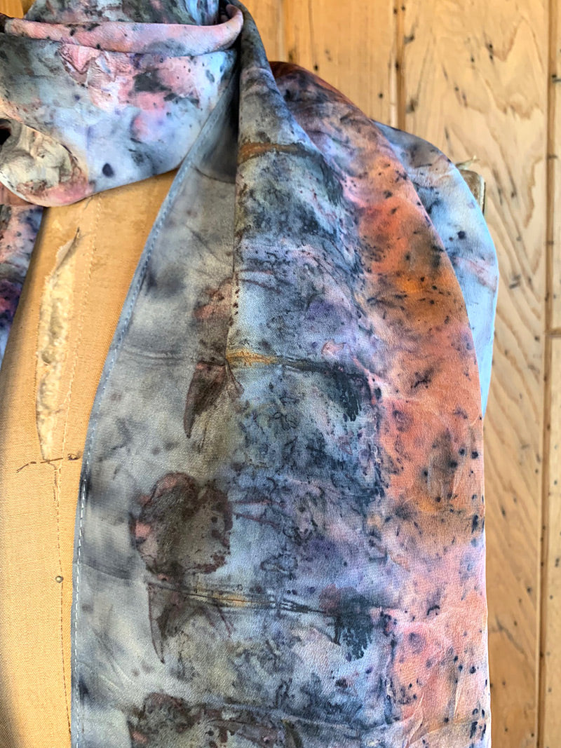 Plant Infused Silk Scarf - Pele Diety