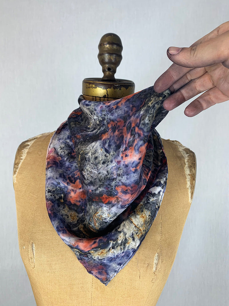 Large Silk Bandana / Altar Cloth - Revel