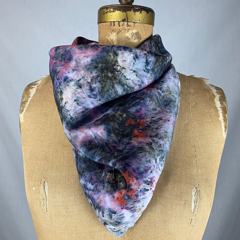 Large Silk Bandana / Altar Cloth - Root to Crown