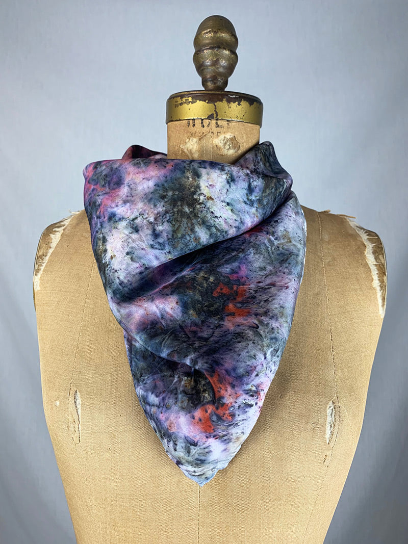 Large Silk Bandana / Altar Cloth - Root to Crown