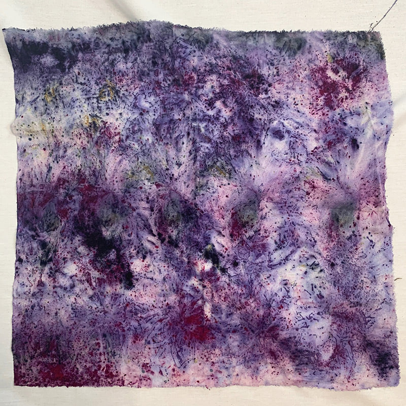 Raw Silk Bandana / Altar Cloth - Language Of The Rose