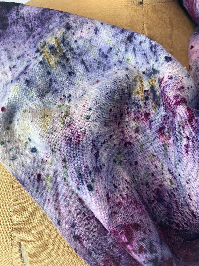 Raw Silk Bandana / Altar Cloth - Language Of The Rose