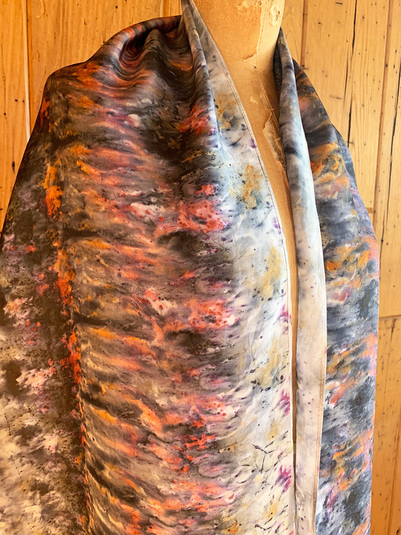 Plant Dyed Shawl - Elements