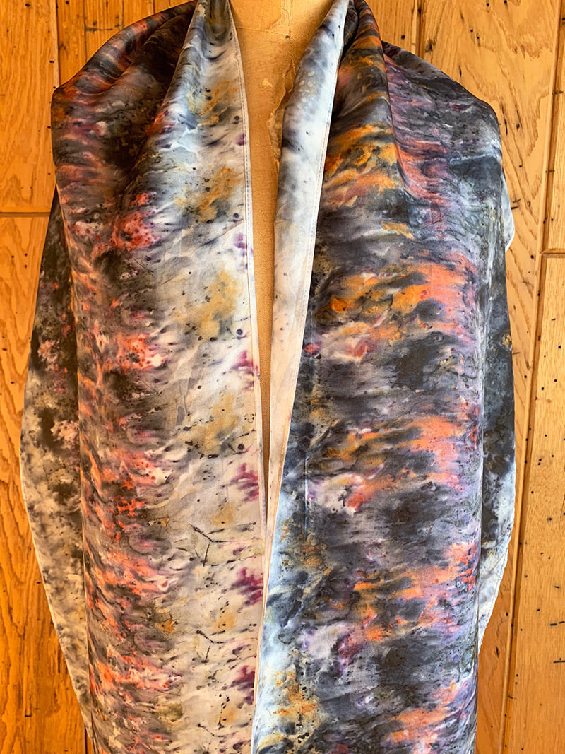 Plant Dyed Shawl - Elements