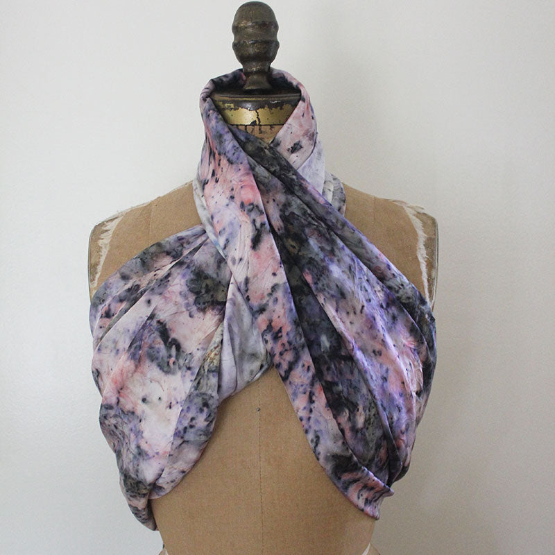 Plant Dyed Shawl/Sarong/Top- Violet