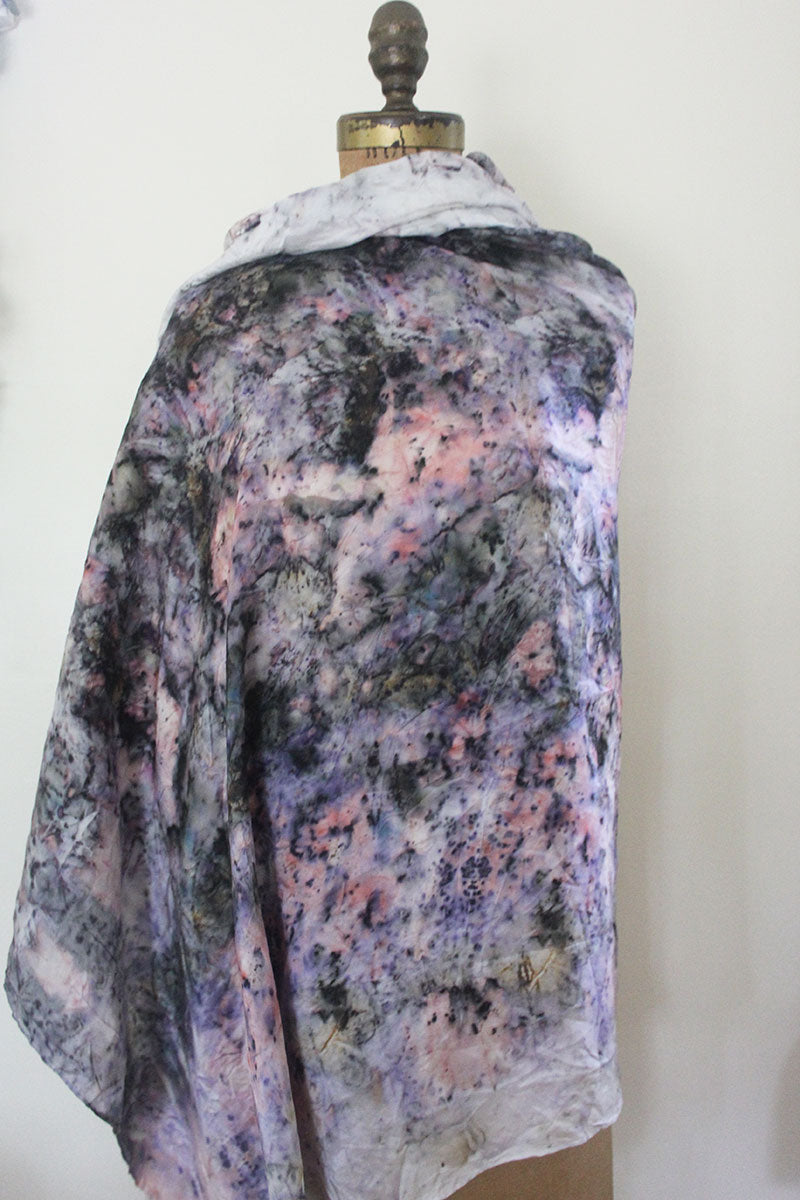 Plant Dyed Shawl/Sarong/Top- Violet