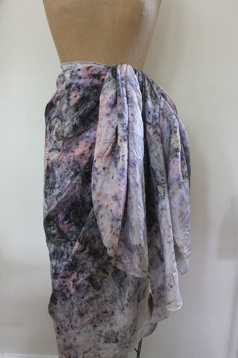 Plant Dyed Shawl/Sarong/Top- Violet
