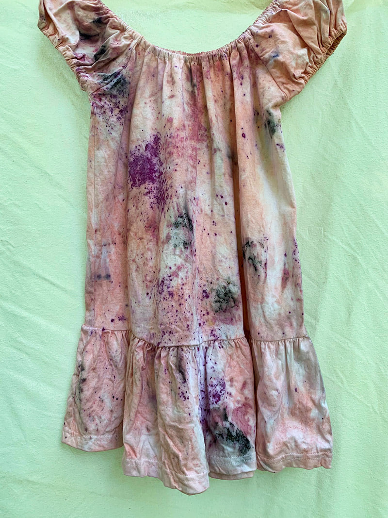 Cotton Botanically Dyed Dress - 6T - Sherbet