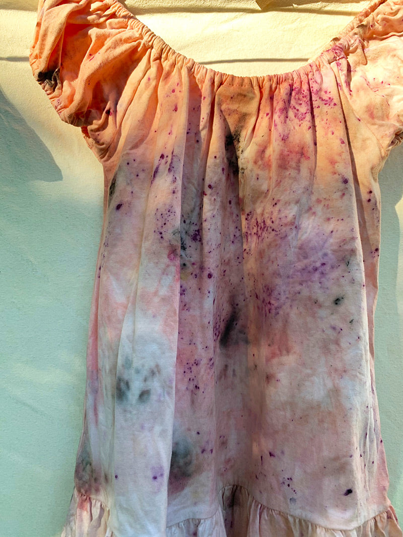 Cotton Botanically Dyed Dress - 6T - Sherbet