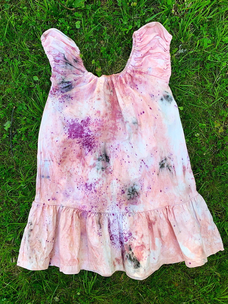 Cotton Botanically Dyed Dress - 6T - Sherbet