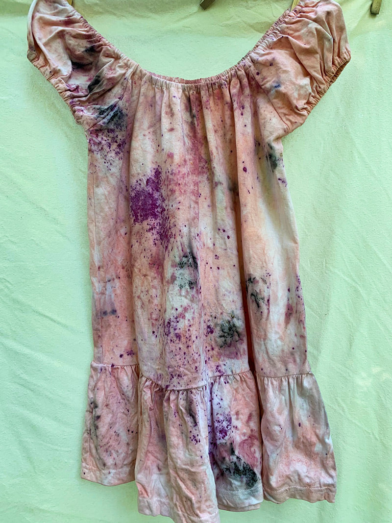 Cotton Botanically Dyed Dress - 6T - Sherbet