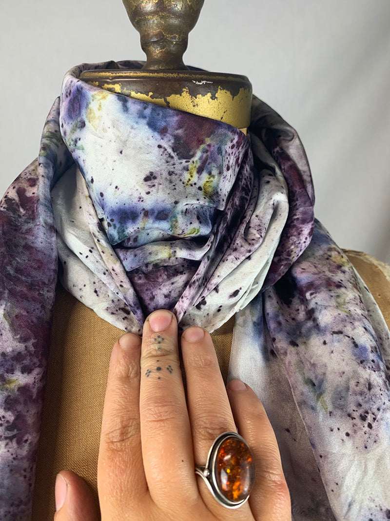Silk Medicine Scarf - Sky + Sea Magick
