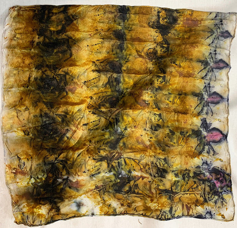 Silk Bandana / Altar Cloth - Solar & Root
