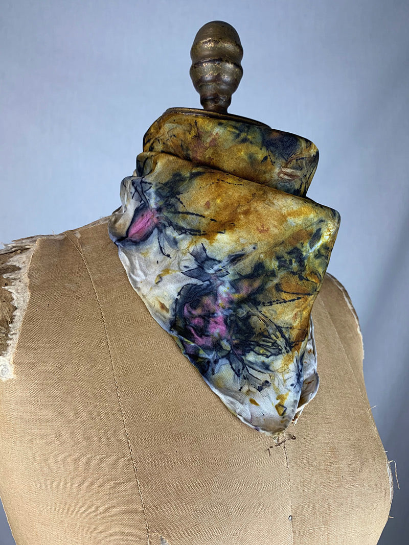 Silk Bandana / Altar Cloth - Solar & Root