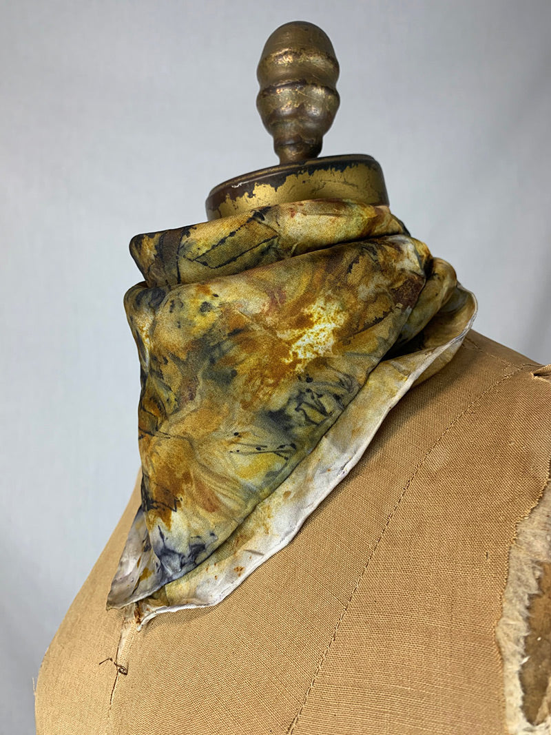 Silk Bandana / Altar Cloth - Solar & Root