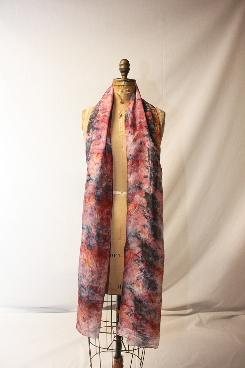 Plant Infused Silk Shawl - Spirit Team