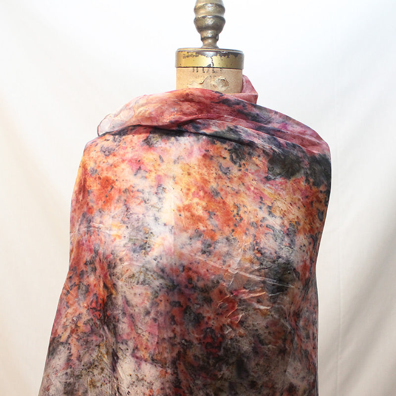 Plant Infused Silk Shawl - Spirit Team