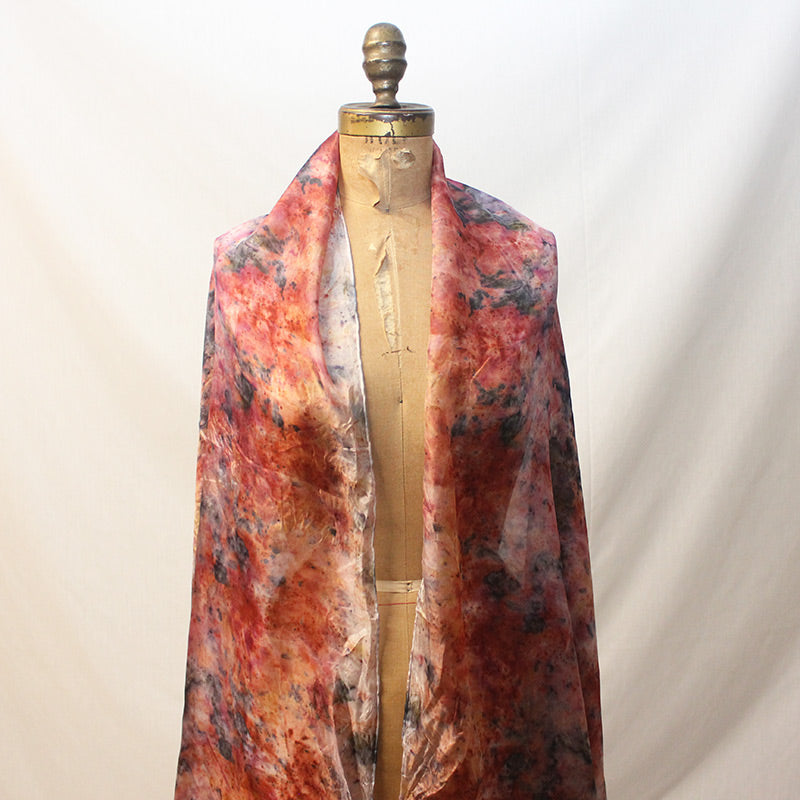 Plant Infused Silk Shawl - Spirit Team