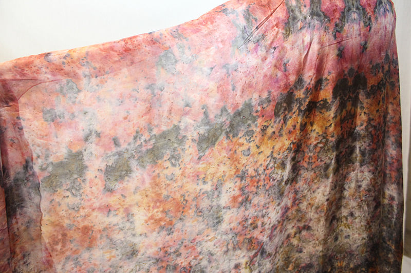 Plant Infused Silk Shawl - Spirit Team