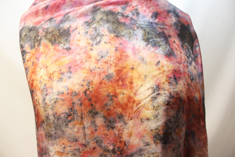 Plant Infused Silk Shawl - Spirit Team